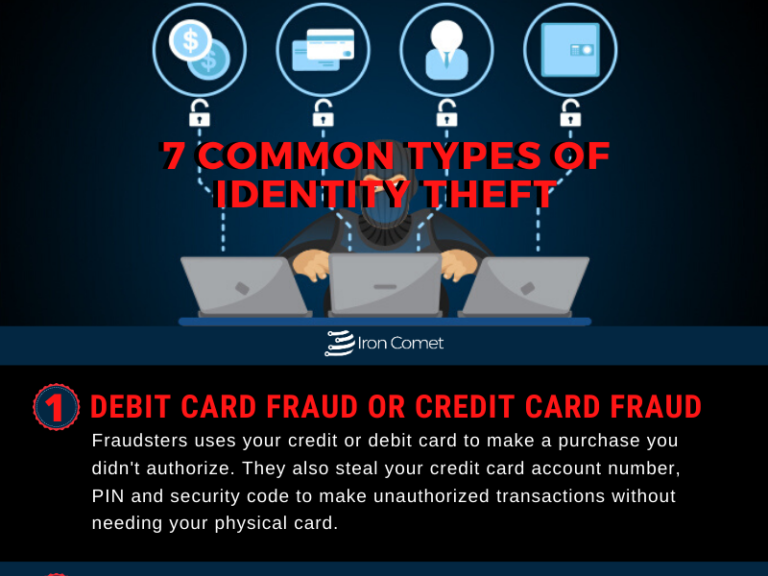 7 Common Types Of Identity Theft Iron Comet Consulting Inc 8425